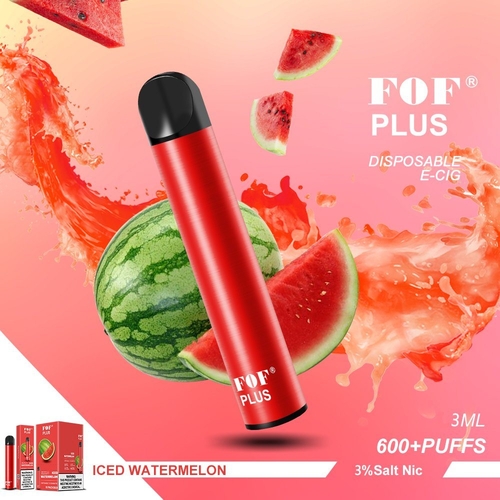 Одноразова електронна сигарета FoF Plus 600 Puffs