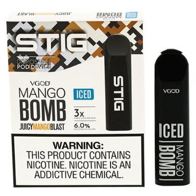 Одноразова електронна сигарета VGOD Stig 300 Puffs