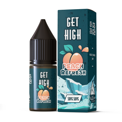 Рідина Get High 10ml - Peach Refresh на сольовому нікотині