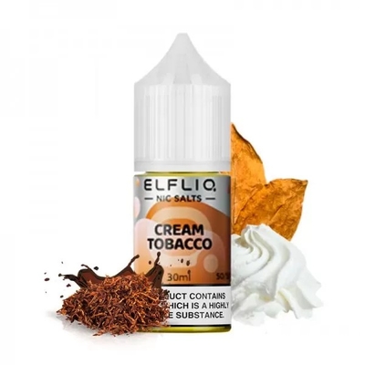 Жидкость Elf Liq Salt 30мл (EU Pack) (Cream Tobacco) на солевом никотине