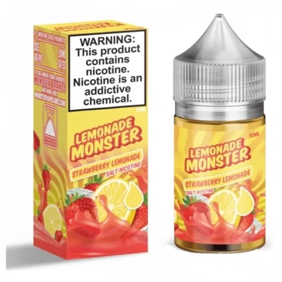Жидкость Lemonade Monster Salt 30мл (Strawberry Lemonade) на солевом никотине