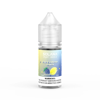 Жидкость Solana Puff Juice Salt 30мл (Blue Raspberry Lemon) на солевом никотине