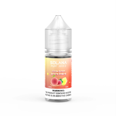 Рідина Solana Puff Juice Salt 30мл (Strawberry Peach Lemon) на сольовому нікотині