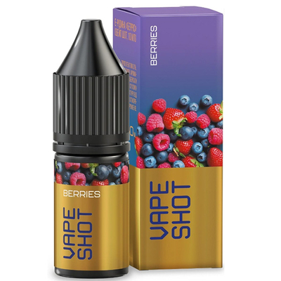 Рідина Vape Shot Salt 10мл (Berries) на сольовому нікотині