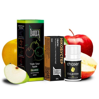 Набор Chaser Black Balance Salt 30мл (Triple Sour Apple)