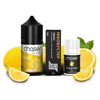 Набор Chaser For Pods Balance Salt 30мл (Лимон)