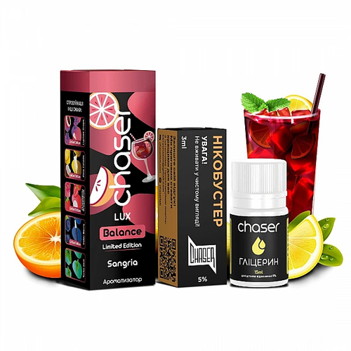 Набор Chaser Lux Balance Salt 30мл (Sangria)