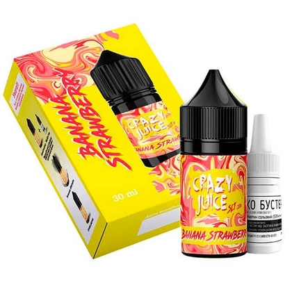 Набор Crazy Juice Salt 30мл (Banana Straw)