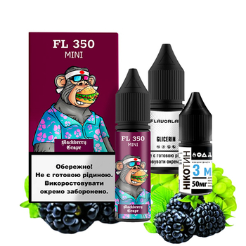 Набір FL 350 Mini Salt 15мл (Blackberry Grape)