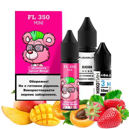 Набор FL 350 Mini Salt 15мл (Strawberry Apricot Mango)