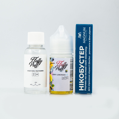 Набор Fluffy Puff Salt 30мл (Berry Lemonade Ice)