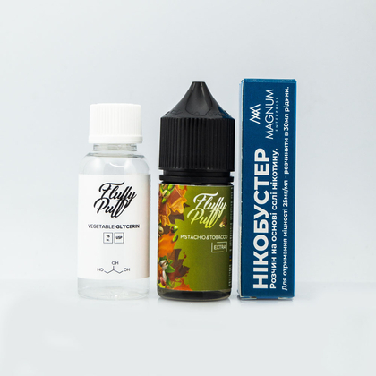 Набор Fluffy Puff Salt 30мл (Pistachio Tobacco)