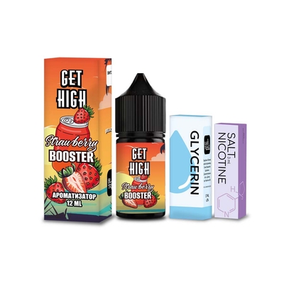 Набор Get High Salt 30мл (Strawberry Booster)