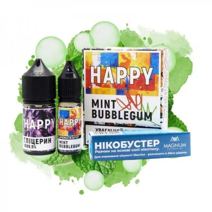 Набор Happy Salt 30мл (Mint Bubblegum)