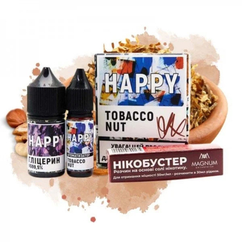 Набор Happy Salt 30мл (Tobacco Nut)