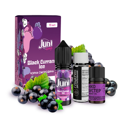 Набір Juni Mix Salt 15мл (Black Currant Ice)