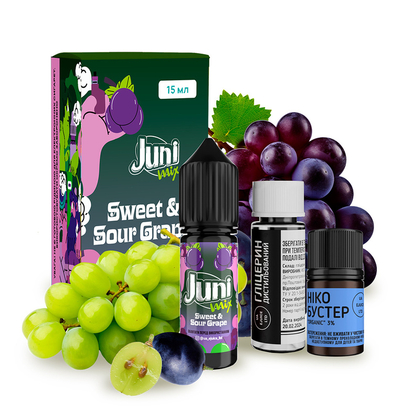 Набор Juni Mix Salt 15мл (Sweet Sour Grape)