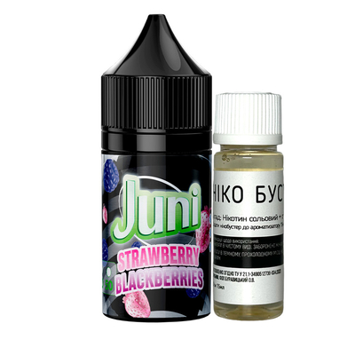 Набор Juni Silver Ice Salt 30мл (Strawberry Blackberries)