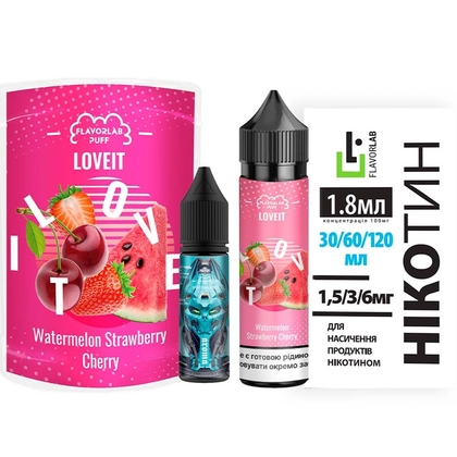 Набор Love It 60мл (Strawberry Cherry Watermelon)