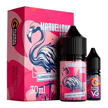 Набор Marvellous MAX Salt 30мл (Flamingo Wild Strawberry)