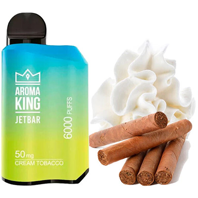 Одноразовая электронная сигарета Aroma King JetBar 50mg/5% 6000 Puffs