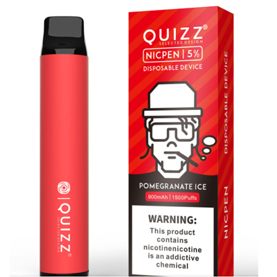 Одноразова електронна сигарета Quizz 1500 Puffs