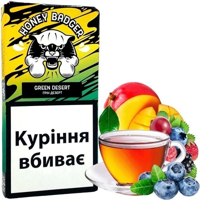 Табак для кальяну Honey Badger 40g (Green Desert)