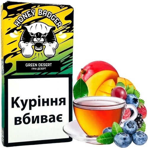 Табак для кальяна Honey Badger 40g (Green Desert)