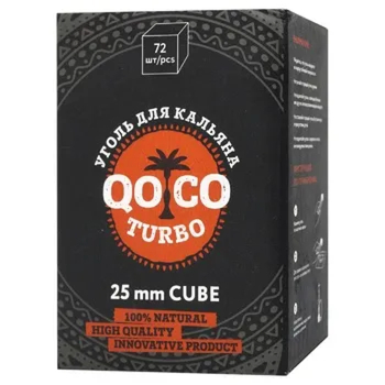 Уголь для кальяна Qoco Turbo
