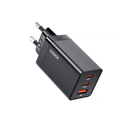 Адаптер Toocki 2C1A GaN Travel Charger 67W (Black)