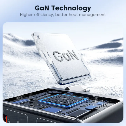 Адаптер Toocki GaN Fast Charger (3 USB-C + 1 USB-A) 140W/2A (Black)