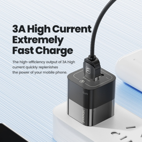 Кабель Toocki Magnetic Fast Charging Cable 3A 1m (Black)