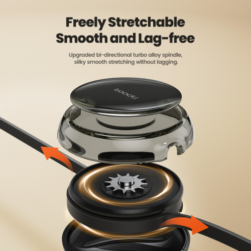 Кабель Toocki Retractable Charging Cable C-C 1m (Black)