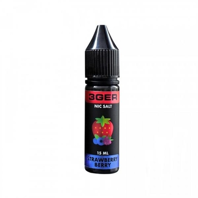 Рідина 3Ger Salt 15мл - Strawberry Berry на сольовому нікотині