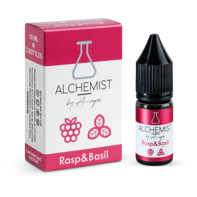 Жидкость Alchemist Salt 10мл - Raspberry Basil на солевом никотине