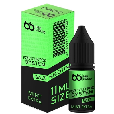 Жидкость B&B Liquid 11мл - Mint Extra на солевом никотине