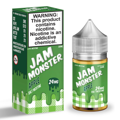 Жидкость Jam Monster Salt 30мл - Apple на солевом никотине