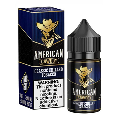 Рідина American Cowboy Salt 30мл - Classic Chilled Tobacco на сольовому нікотині