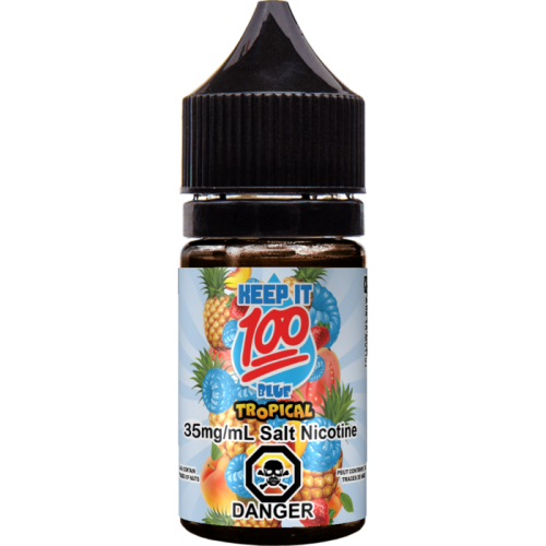 Жидкость Keep It 100 Salt 30мл - Blue Slushy Tropical на солевом никотине