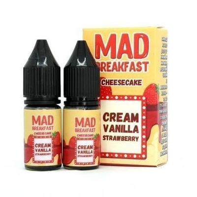 Рідина Mad Breakfast Salt 10мл - Strawberry Cheesecake на сольовому нікотині