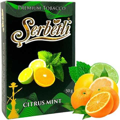 Табак для кальяну Serbetli 50g (Citrus Mint)