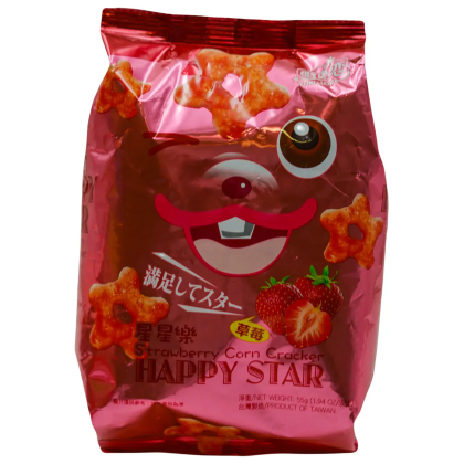 Кукурузные Крекеры Happy Star YUKI&LOVE 55г