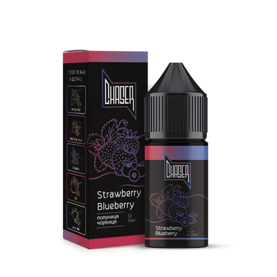 Жидкость Chaser Black Salt 30мл (Strawberry Blueberry) на солевом никотине
