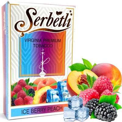 Табак для кальяна Serbetli 50g (Ice Berry Peach)