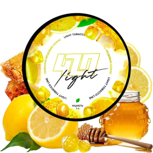 Табак для кальяна 420 Light 40g (Лимонно-Медовый Холлс)