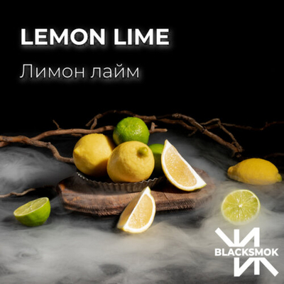 Табак для кальяна BLACKSMOK 100g (Lemon Lime)