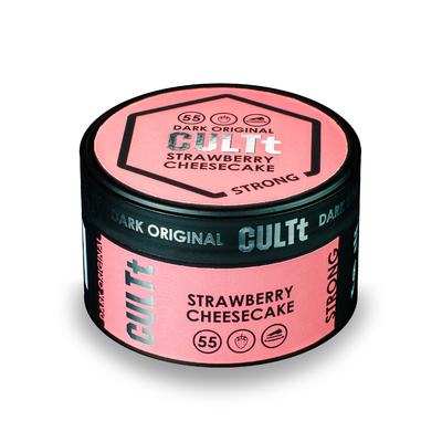 Табак для кальяна CULTt Strong 100g (DS55 Strawberry Cheesecake)