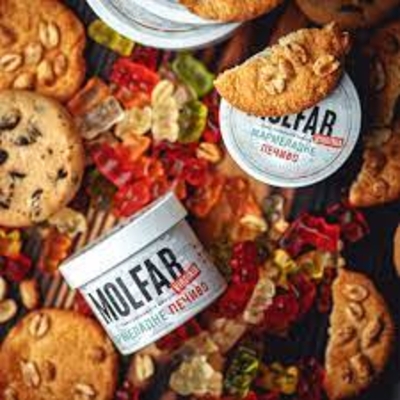 Табак для кальяну Molfar Virginia Line 100g (Мармеладне Печиво)