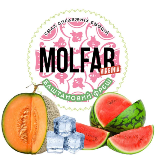 Табак для кальяну Molfar Virginia Line 60g (Баштановий Фреш)