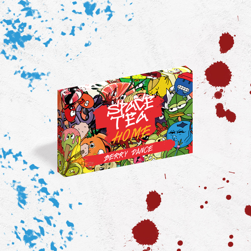 Табак для кальяну Кальянна чайна суміш Space Tea Home 40g (Berry Dance)